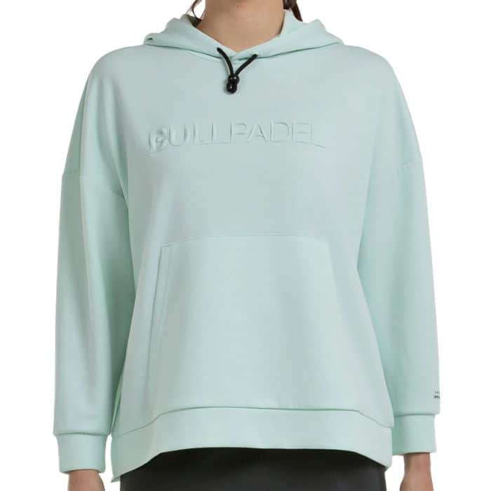 Sudadera Bullpadel Silba Verde Agua Mujer