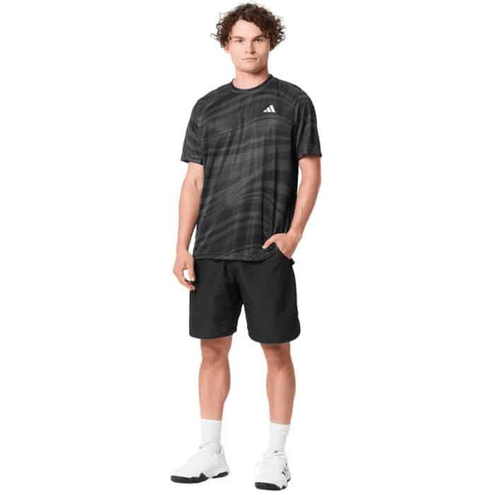 Camiseta Adidas Club Graph en color negro hombre