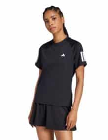 Perfil de la Camiseta de Adidas Club Tee Negra para mujer
