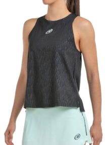 Camiseta de tirantes Bullpadel Abure negra