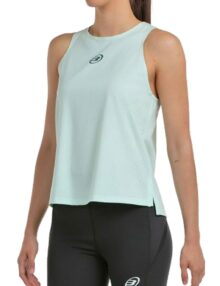 Camiseta de tirantes Bullpadel Abure verde agua