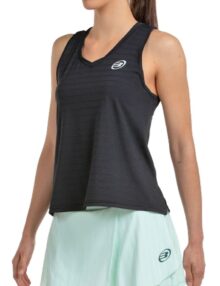 Camiseta de tirantes Bullpadel Adies negra