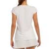 Camiseta de Bullpadel Afore en color blanco premier padel mujer