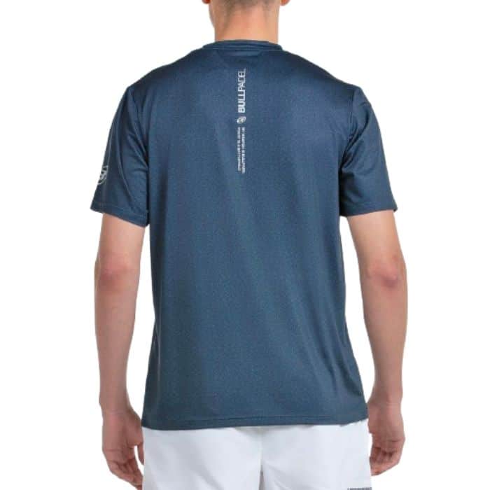Bullpadel detalle camiseta para hombre Bebas Azul