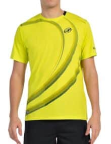 Bullpadel camiseta Beque en color amarillo hombre