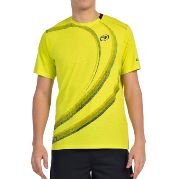 Bullpadel camiseta Beque en color amarillo hombre