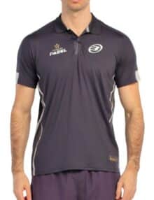 Polo para hombre Bullpadel Bogue en color negro