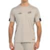 Camiseta de Bullpadel Borni en color piedra hombre