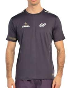 Camiseta Bullpadel Buque para hombre Negra