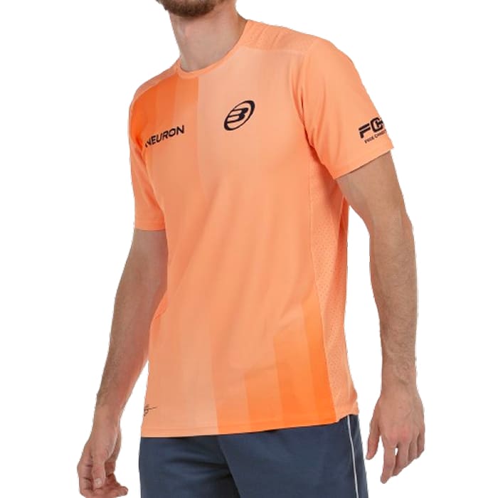 Camiseta Bullpadel Chingotto papaya