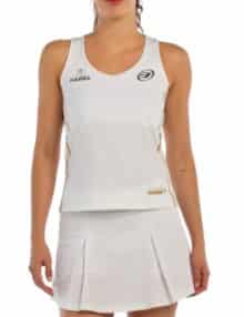 Camiseta de Bullpadel para mujer Acora en color blanco