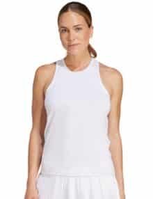 Camiseta de tirantes Adidas Club Tank para mujer en color blanco