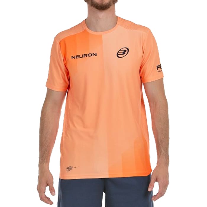 Camiseta Chingotto en papaya de Bullpadel