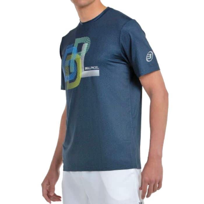 Bullpadel perfil camiseta para hombre Bebas Azul