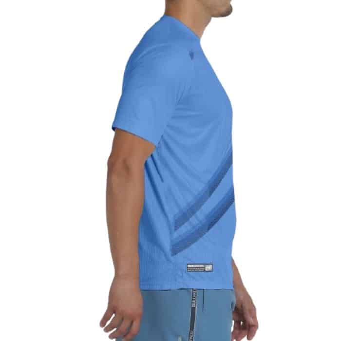 Perfil Camiseta azul Beque de Bullpadel hombre