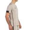 Lateral Camiseta de Bullpadel Borni en color piedra