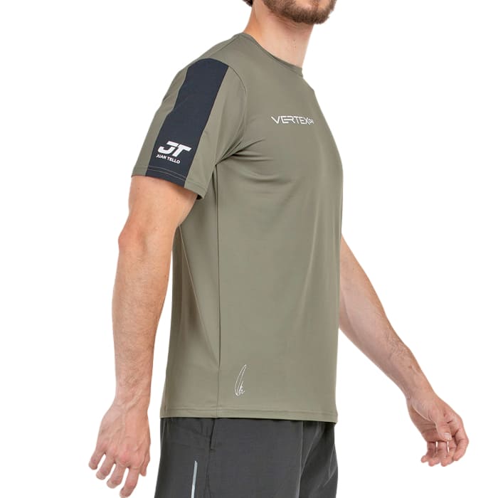 Camiseta kaki de entrenamiento -Colección Bullpadel
