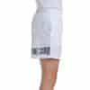 Lateral Pantalón corto Bullpadel Bagre en color blanco