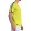 Lateral Camiseta Bullpadel Badan Amarillo de hombre