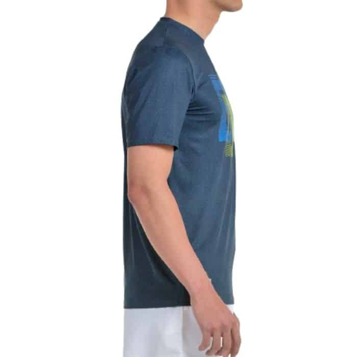 Bullpadel lateral camiseta para hombre Bebas Azul