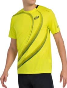 Bullpadel lateral camiseta Beque en color amarillo hombre