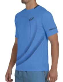 Lateral Camiseta azul Beque de Bullpadel hombre