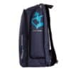 Lateral de la Mochila Black Crown Focus en color azul