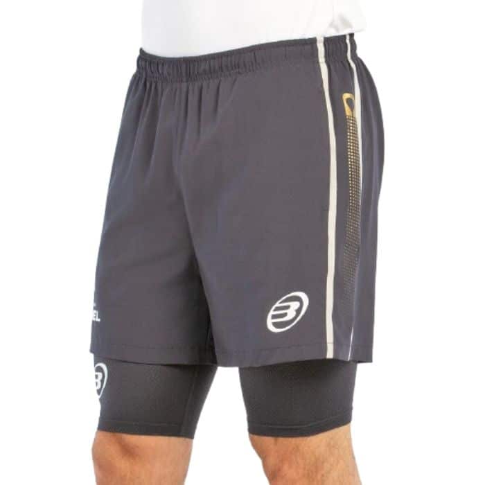 Perfil Pantalón Bullpadel en color negro Barde
