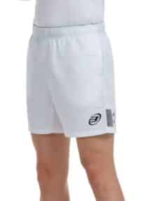 Perfil Pantalón corto Bullpadel Bagre en color blanco