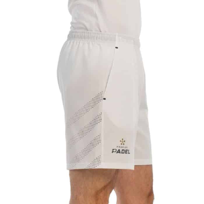 Perfil Pantalón de hombre Brozo Blanco Premier padel