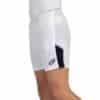Lateral Pantalón corto de Bullpadel en color blanco Batio