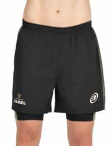 Short Bullpadel Pingu Negro Premier Padel