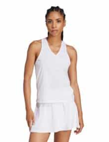 Camisetas de tirantes Adidas Club Tank para mujer en color blanco