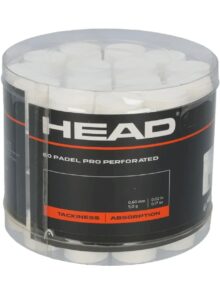 Tambor 60 Overgrips HEAD Padel Pro Perforado Blanco