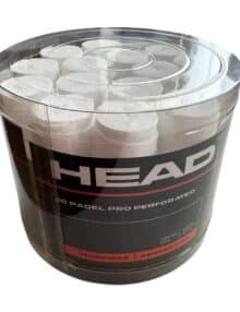 Tambor 60 Overgrips HEAD Padel Pro Blancos Perforados