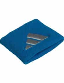 Muñequeras para pádel y tenis Adidas pequeñas color azul