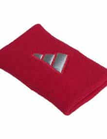 Muñequeras Adidas rojas grandes