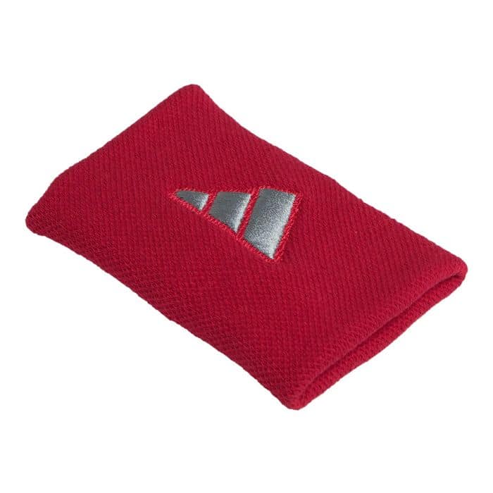 Muñequeras Adidas rojas grandes