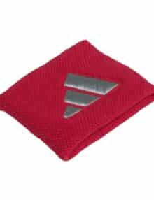 Muñequeras Adidas rojo y gris pequeñas