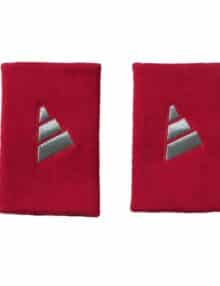 Pack de muñequeras Adidas rojas grandes