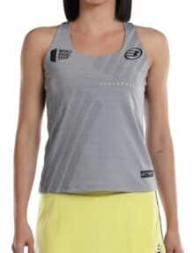 Camiseta Bullpadel para mujer llave en color gris