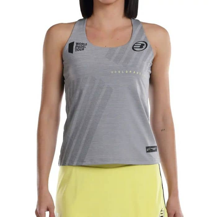 Camiseta Bullpadel para mujer llave en color gris