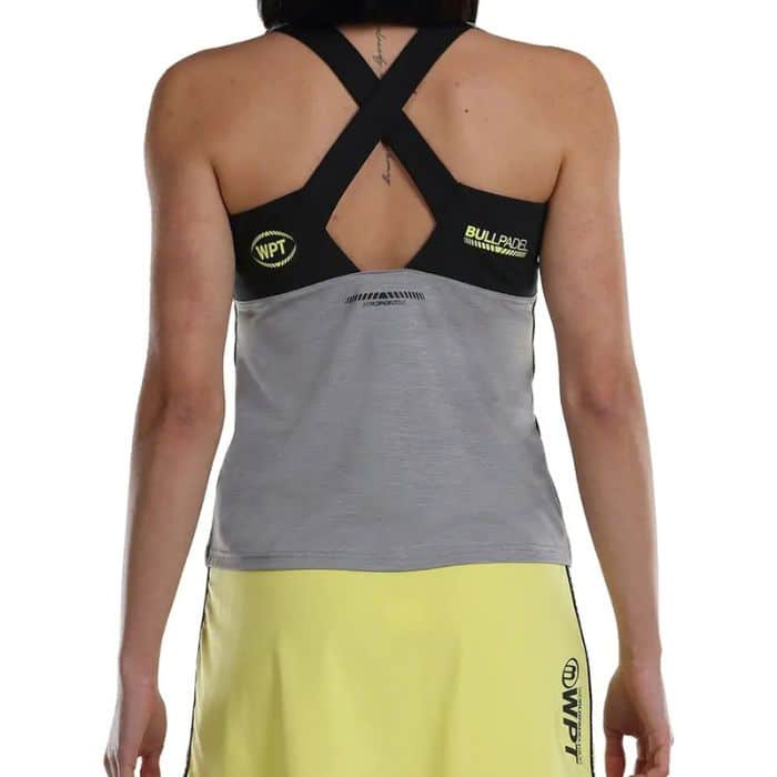 Camiseta Bullpadel para mujer llave en color gris wpt