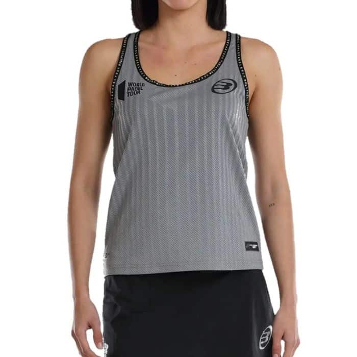 Camiseta de tirantes Bullpadel Lugar gris