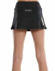 Falda Bullpadel Ligua en color negro Junior