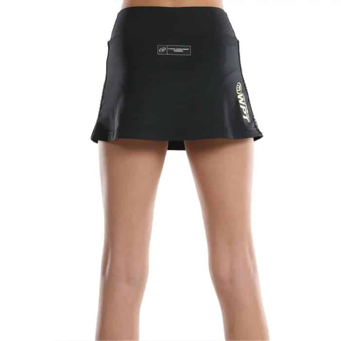 Falda Bullpadel Ligua en color negro Junior