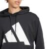 Detalle de la Sudadera Adidas Big Logo Negra