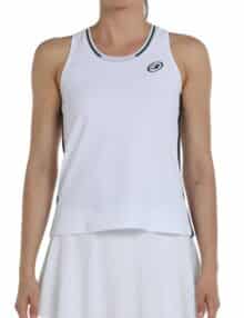 Camiseta mujer Bullpadel Lerna blanca