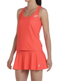 Camiseta tirantes mujer Bullpadel Pipol pomelo