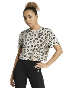 Camiseta leopardo Essentials mujer